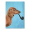 Dachshund With Pipe by Coco De Paris  Poster Art Print - Americanflat